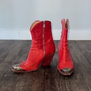 Red Cowboy Boots